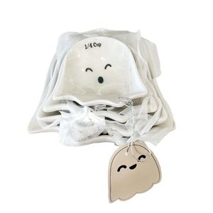 New 10 Strawberry Street GHOST Halloween Measuring Cup Set/4 👻👻